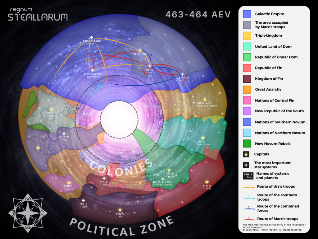 Mapa do filmu "Regnum Stellarum"